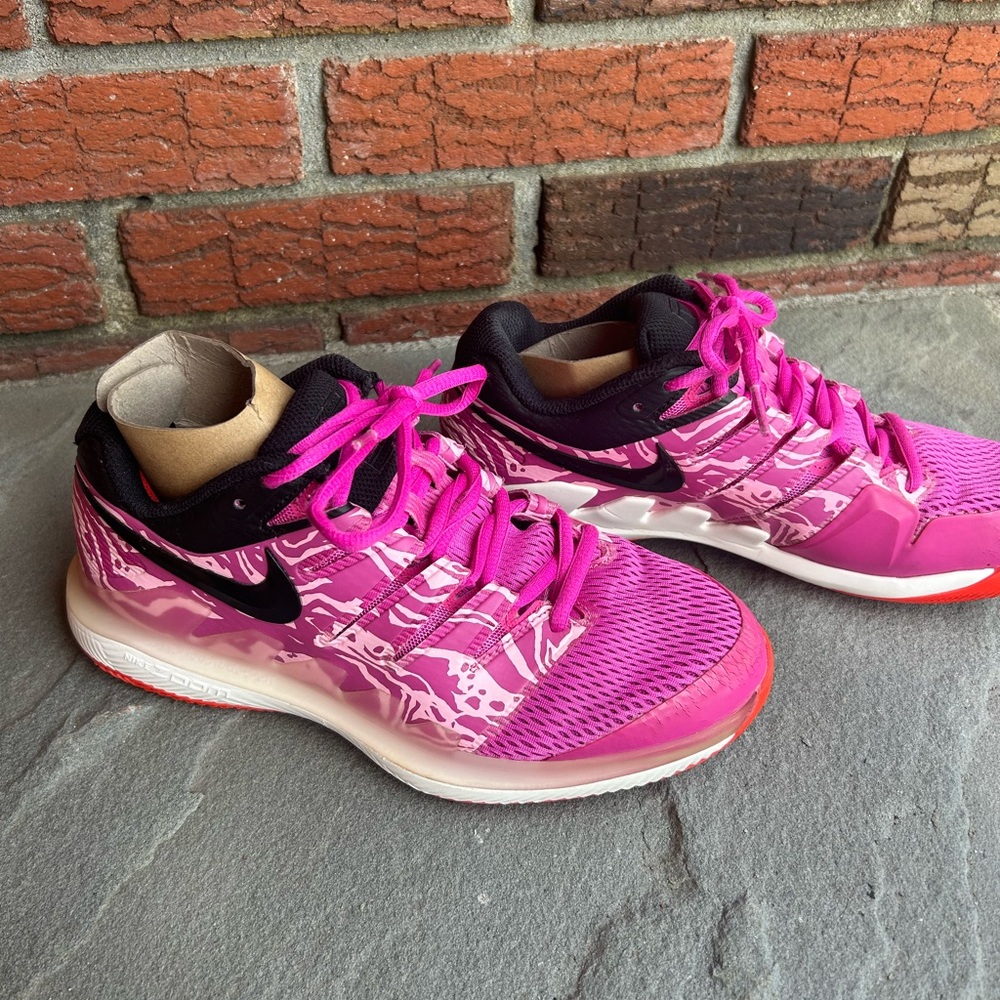 Nike Air Zoom Vapor X Women's Pink and Navy Athletic Shoes